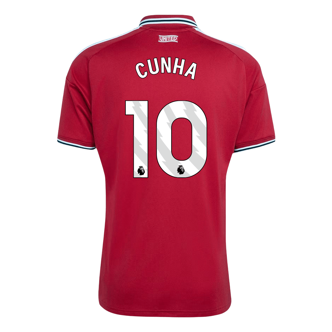 CUNHA #10 Manchester United Home Soccer Jersey 26/27 Red