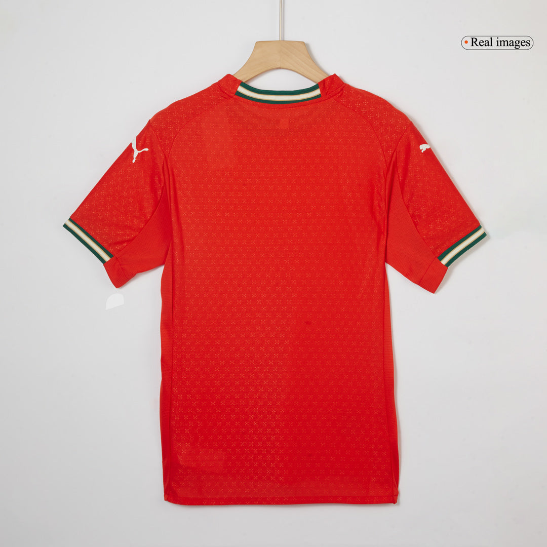 RONALDO #7 Authentic Portugal Home Soccer Jersey 2025 Red