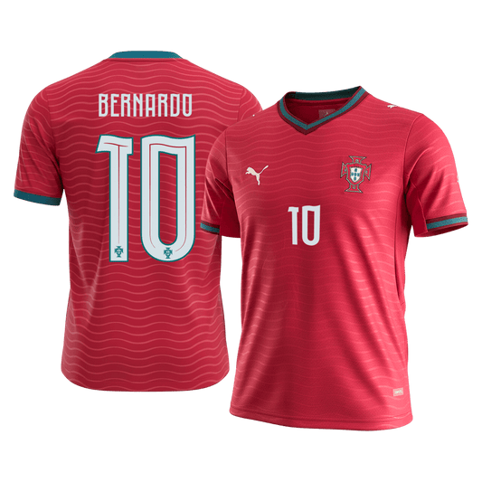 BERNARDO #10 Portugal Home Soccer Jersey 2026