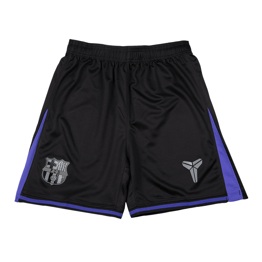 Barcelona Away Soccer Shorts 25/26 Black