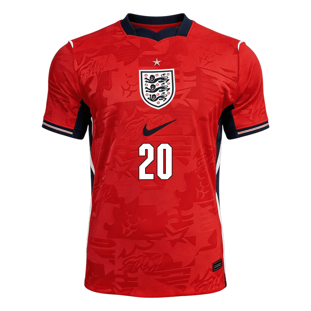 Player Version PALMER #20 England Away Soccer Jersey 2026