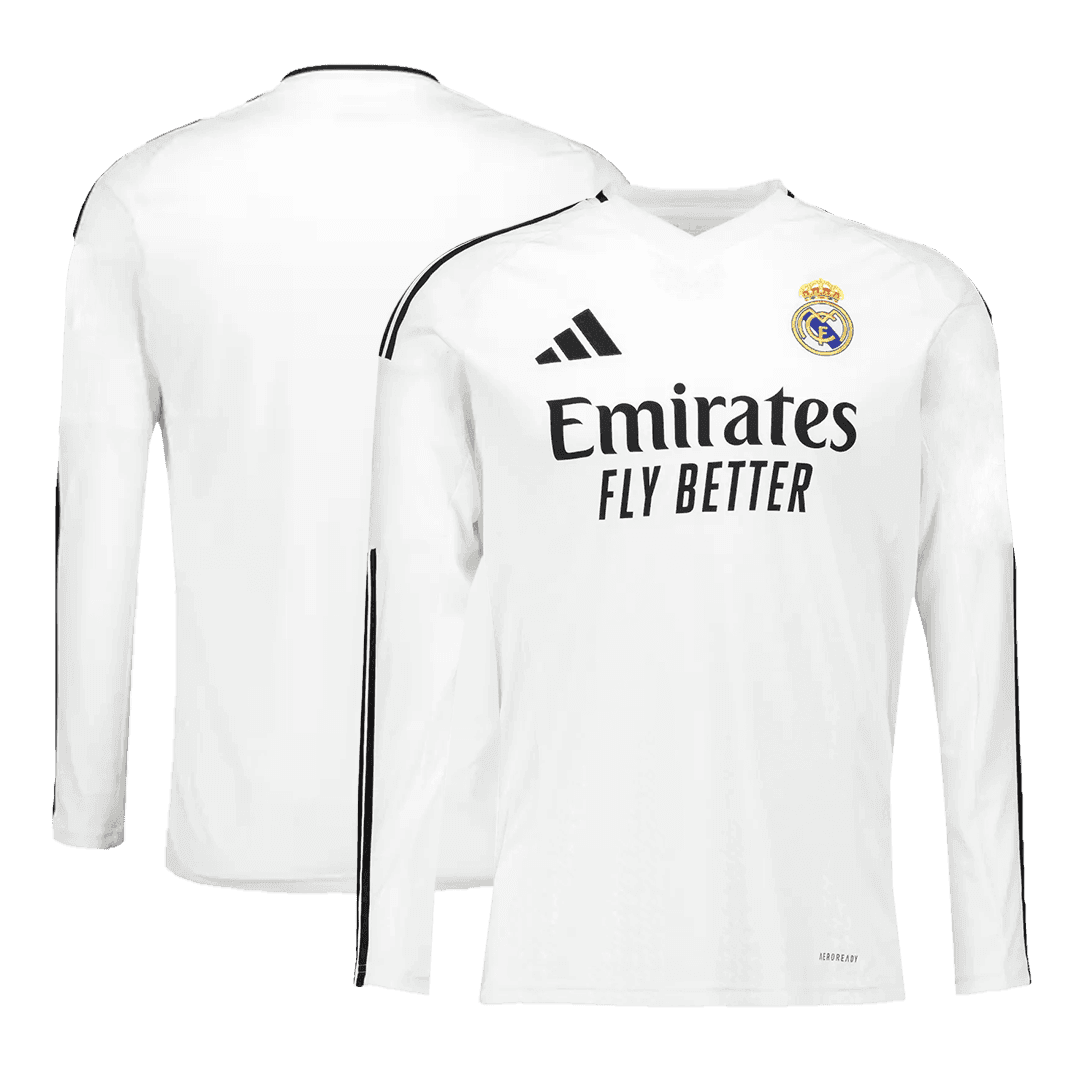 Real Madrid Home Long Sleeve football shirt 2024/25