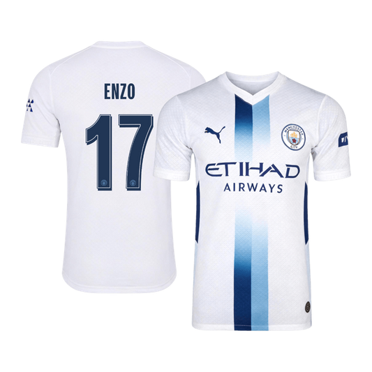 Player Version ENZO #17 Manchester City Third Away Football Jersey 2026/27
