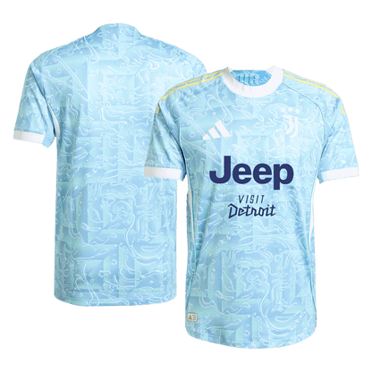 Authentic Juventus Away Soccer Jersey 2025/26 Blue