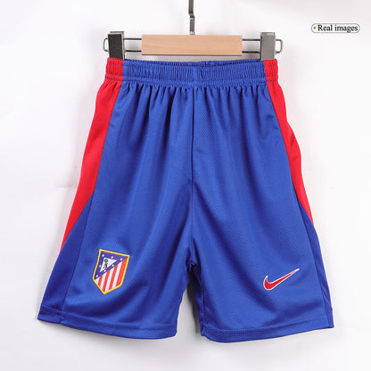 Kid's Atletico Madrid Home Soccer Jersey Kit(Jersey+Shorts) 2024/25