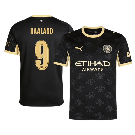 HAALAND #9 Manchester City Away Soccer Jersey 2026/27 Black - UCL