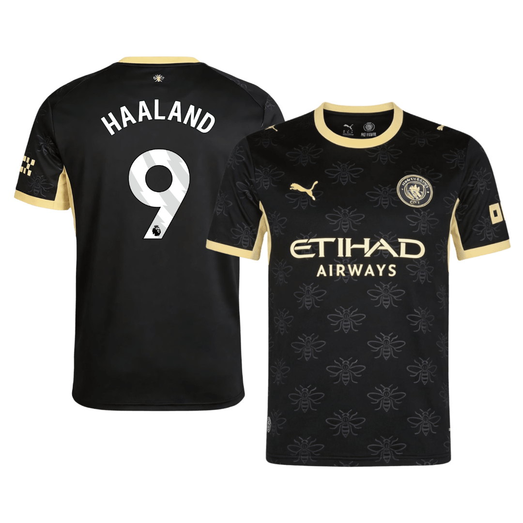HAALAND #9 Manchester City Away Soccer Jersey 2026/27 Black