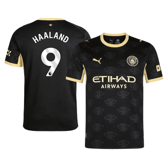 HAALAND #9 Manchester City Away Soccer Jersey 2026/27 Black