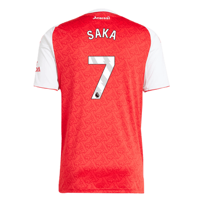 SAKA #7 Arsenal Home Soccer Jersey 2025/26 Red