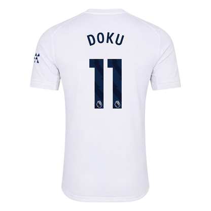 DOKU #11 Manchester City Third Soccer Jersey 2026/27 White