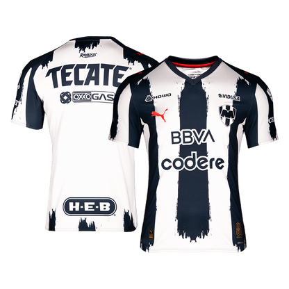 Monterrey Home Soccer Jersey 25/26 White&Navy