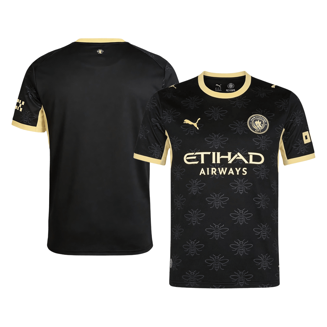 Manchester City Away Soccer Jersey 2026/27 Black