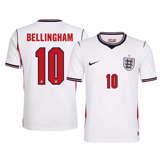 BELLINGHAM #10 England Home Soccer Jersey World Cup 2026 White