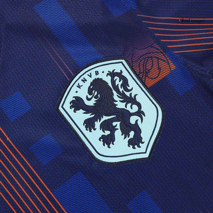 VIRGIL #4 Netherlands Away Soccer Jersey Euro 2024