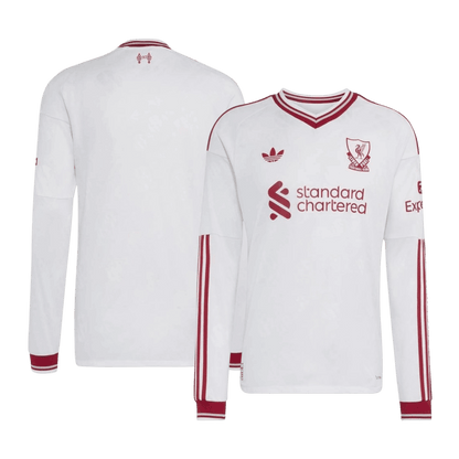 Player Version Liverpool Away Long Sleeve Soccer Jersey 2026/27 White