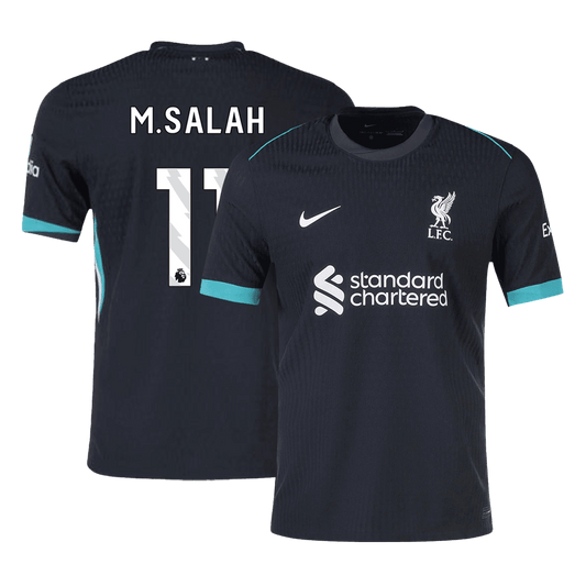 Authentic M.SALAH #11 Liverpool Away Soccer Jersey 2024/25