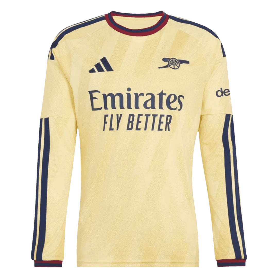Arsenal Third Long Sleeve Soccer Jersey 2026/27 Yellow