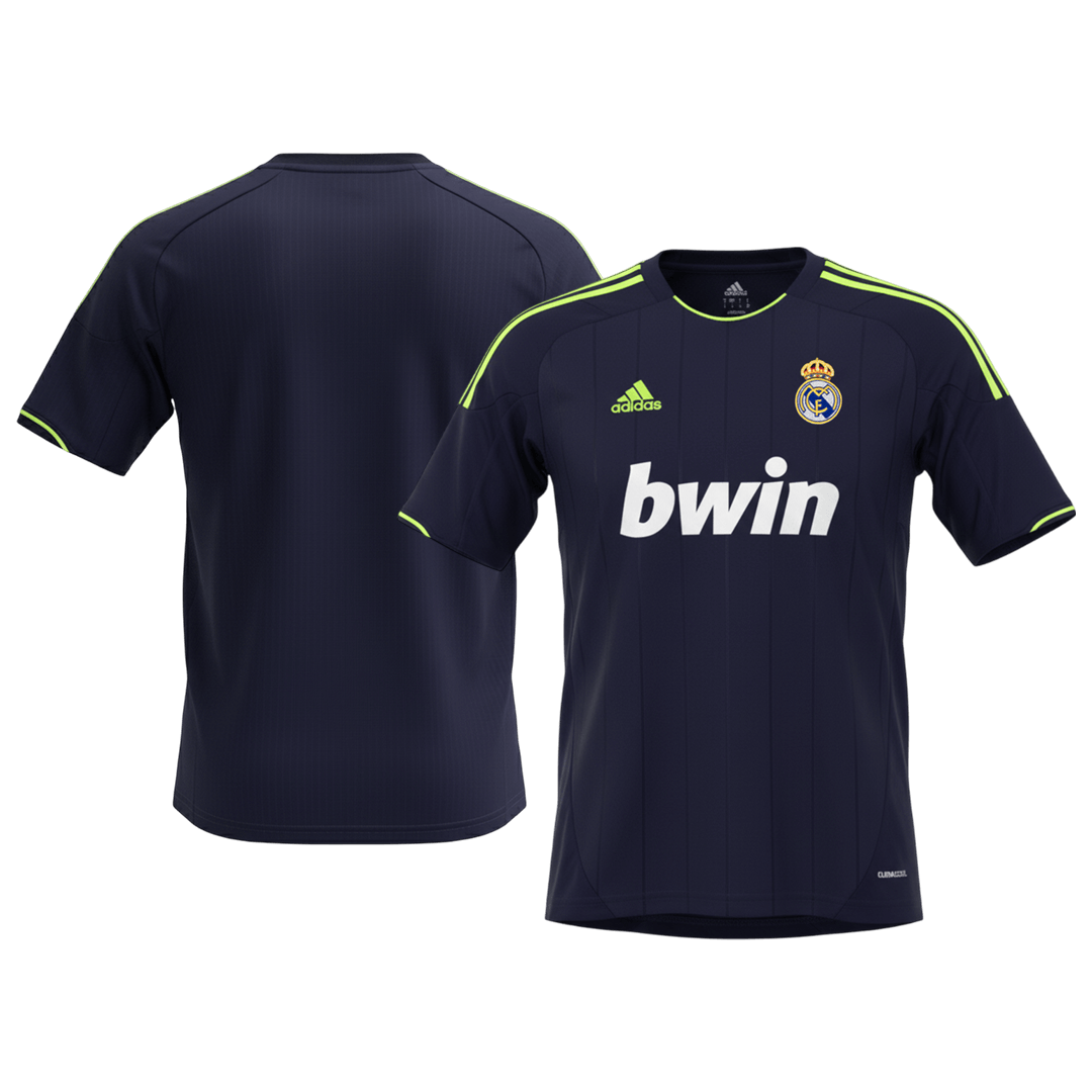 Retro 12/13 Real Madrid Away Soccer Jersey Black