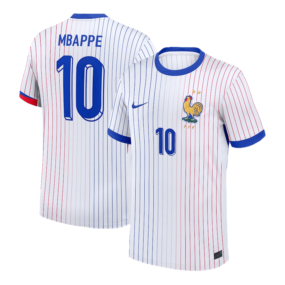 MBAPPE #10 France Away Soccer Jersey Euro 2024