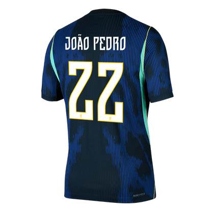 Authentic JOÃO PEDRO #22 Brazil Away Soccer Jersey 2026