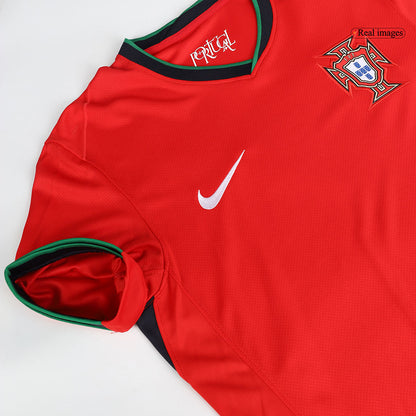 R.LEÃO  #17 Portugal Home Soccer Jersey Euro 2024