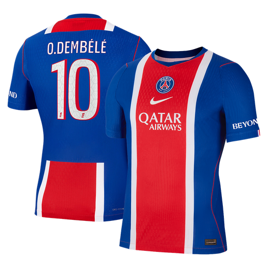 Authentic O. DEMBÉLÉ #10 PSG Home Soccer Jersey 2026/27