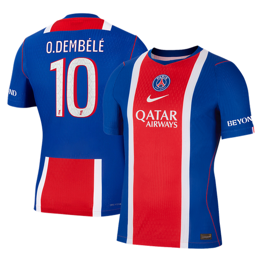 Authentic O. DEMBÉLÉ #10 PSG Home Soccer Jersey 2026/27