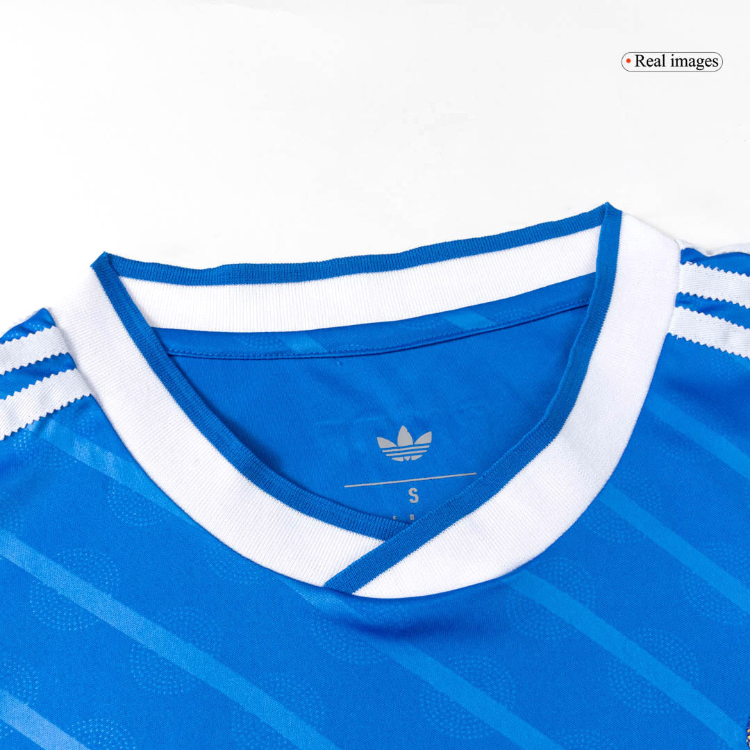 Real Madrid Third Away Long Sleeve Soccer Jersey 2025/26 Blue