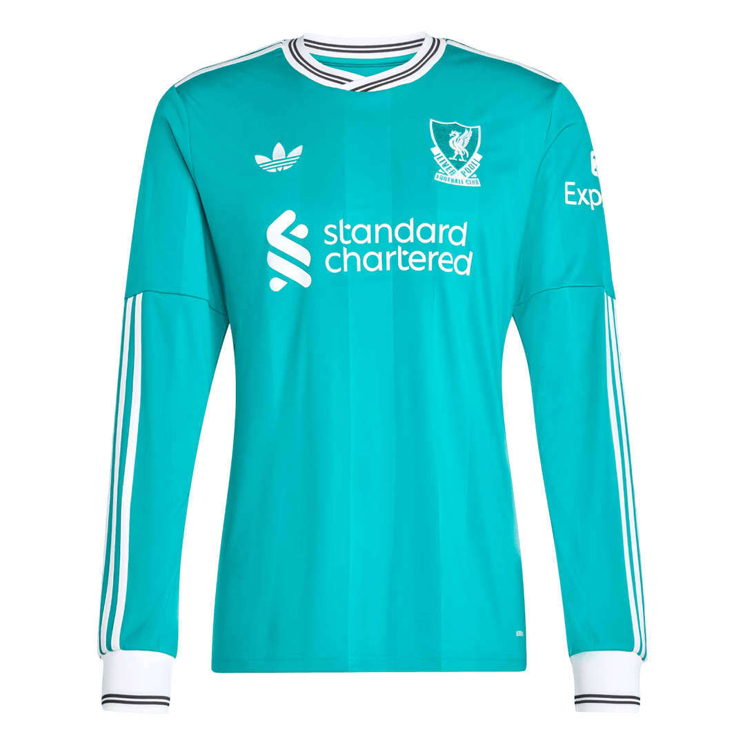 Liverpool Third Away Long Sleeve Soccer Jersey 2025/26