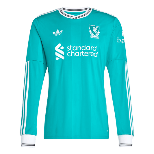 Liverpool Third Away Long Sleeve Soccer Jersey 2025/26