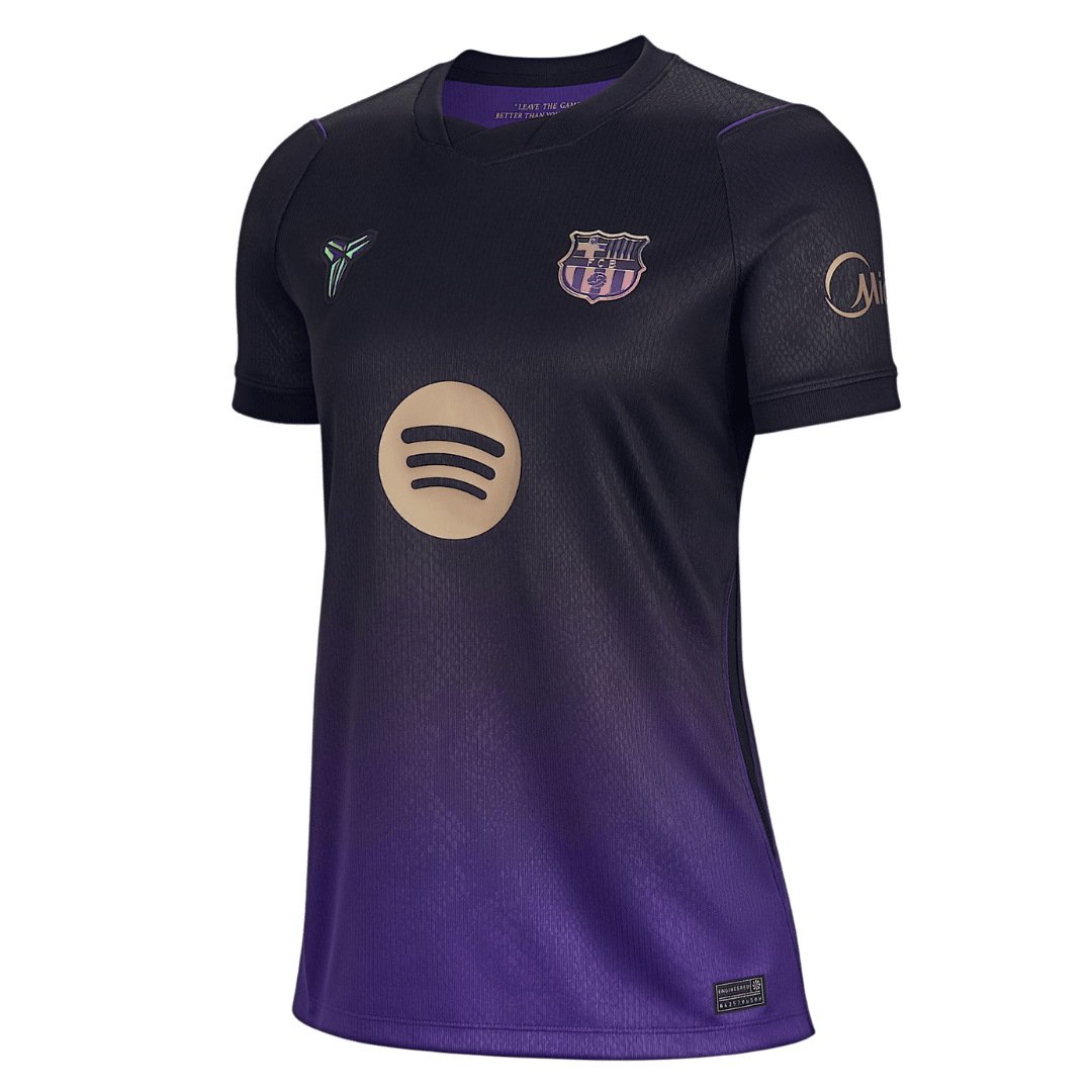 Women's Barcelona x Kobe Bryant Away Soccer Jersey 2026/27 Black/Purple