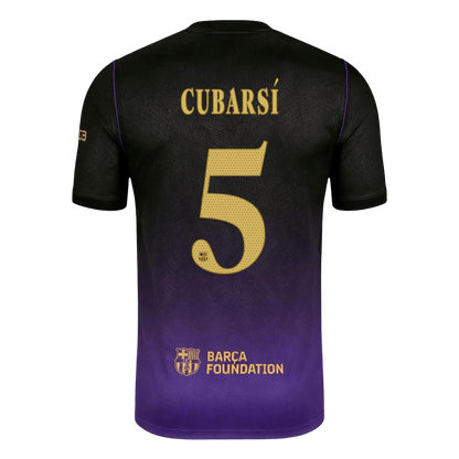 CUBARSÍ #5 Barcelona x Kobe Bryant Away Soccer Jersey 2026/27 Black/Purple- UCL