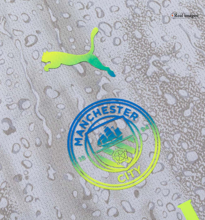 Kid's Manchester City Third Kit 25/26 Gray