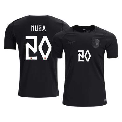 NUSA #20 Norway Away Soccer Jersey World Cup 2026 Black