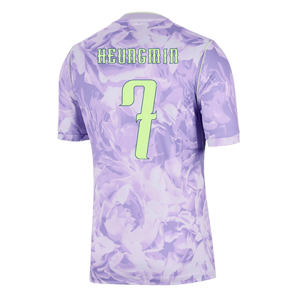 HEUNGMIN #7 South Korea Away Soccer Jersey World Cup 2026 Purple