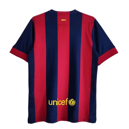 Retro MESSI #10 2014/15 Barcelona Home Soccer Jersey