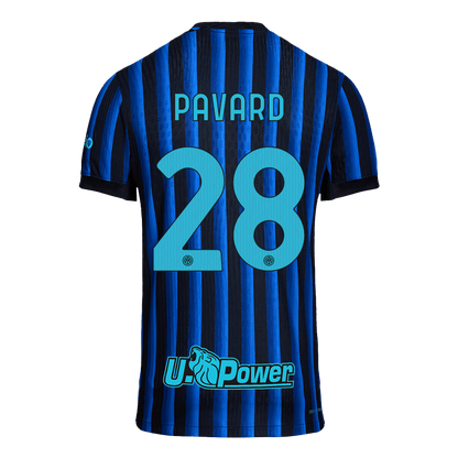 Authentic PAVARD #28 Inter Milan Home Soccer Jersey 2025/26