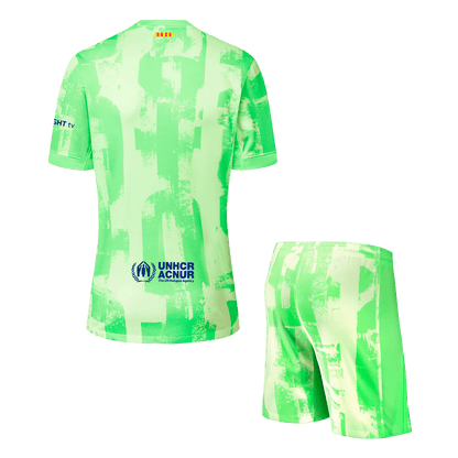 Barcelona Third Away Soccer Jersey Kit(Jersey+Shorts) 2024/25 - UCL