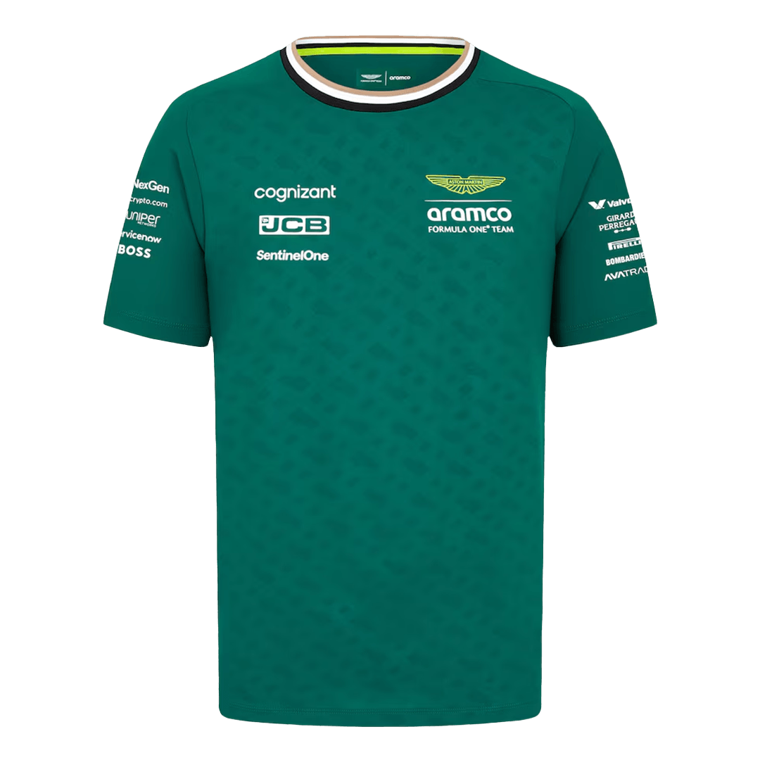 Aston Martin Aramco Cognizant F1 Racing Team Fernando Alonso Driver T-Shirt 2024 Football Kit UK