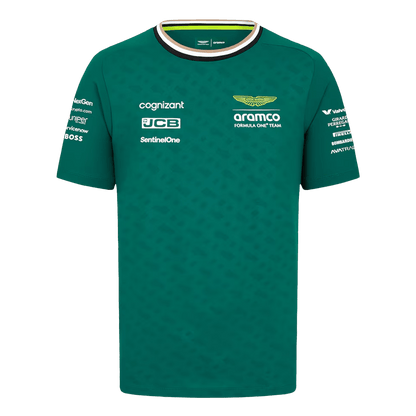 Aston Martin Aramco Cognizant F1 Racing Team Fernando Alonso Driver T-Shirt 2024 Football Kit UK