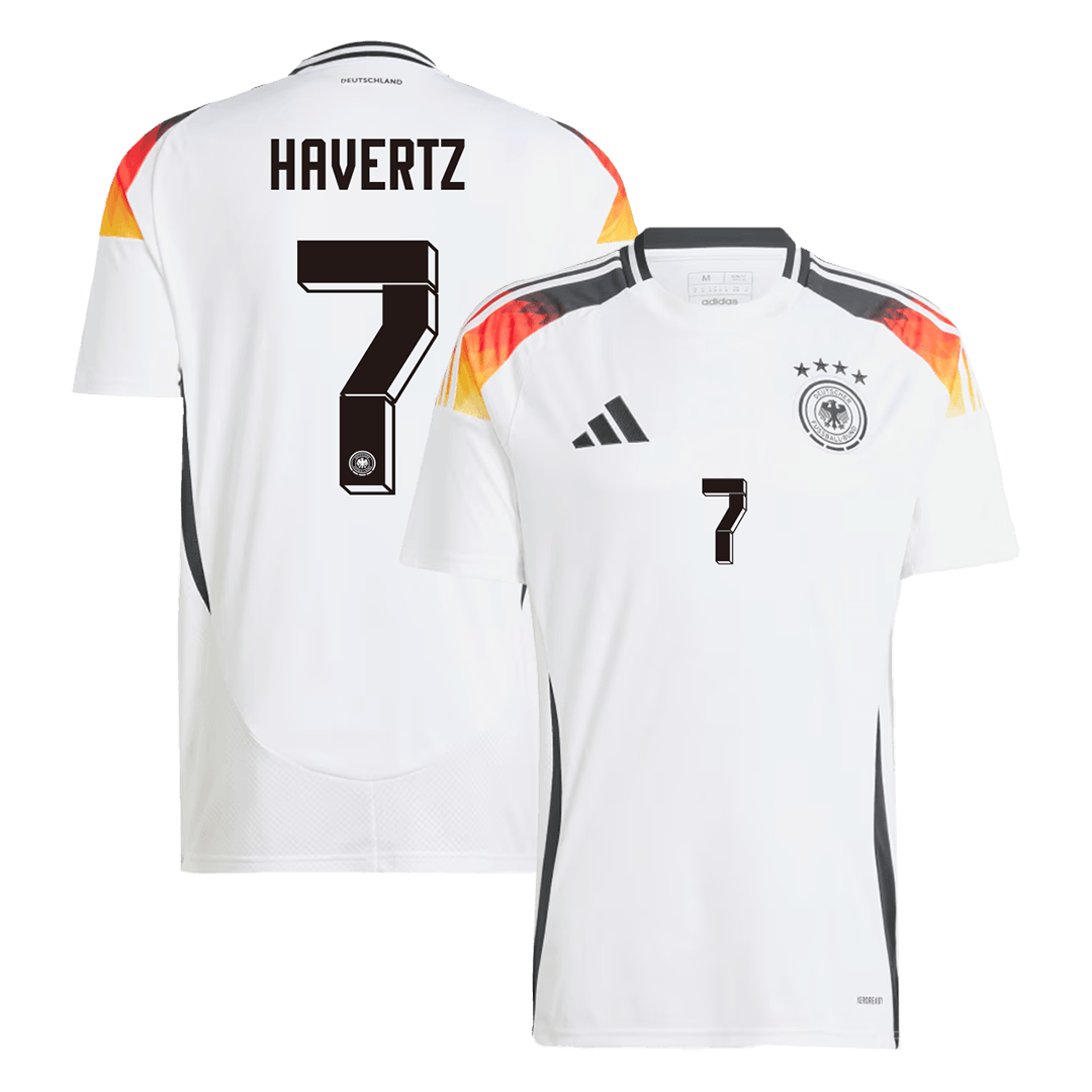 HAVERTZ #7 Germany Home Soccer Jersey Euro 2024