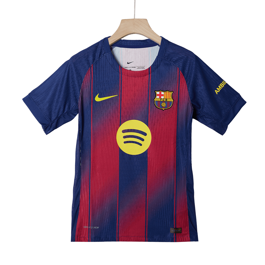 Authentic LAMINE YAMAL #10 Barcelona Home Soccer Jersey 2025/26