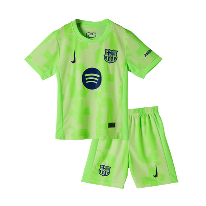 Kids Barcelona Custom Third Away Soccer Kits 2024/25