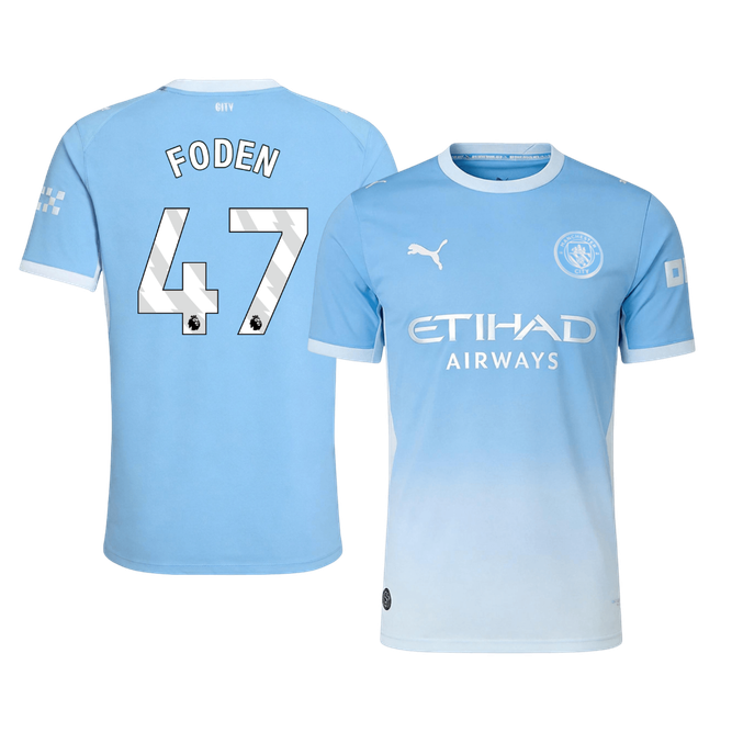 Authentic FODEN #47 Manchester City Home Soccer Jersey 2026/27