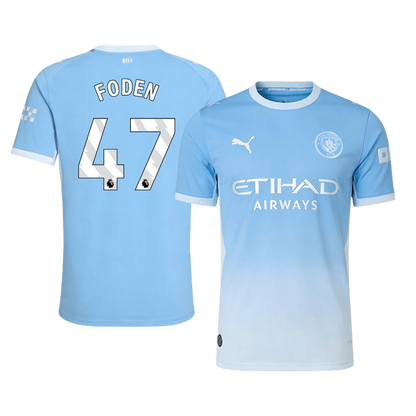 Authentic FODEN #47 Manchester City Home Soccer Jersey 2026/27
