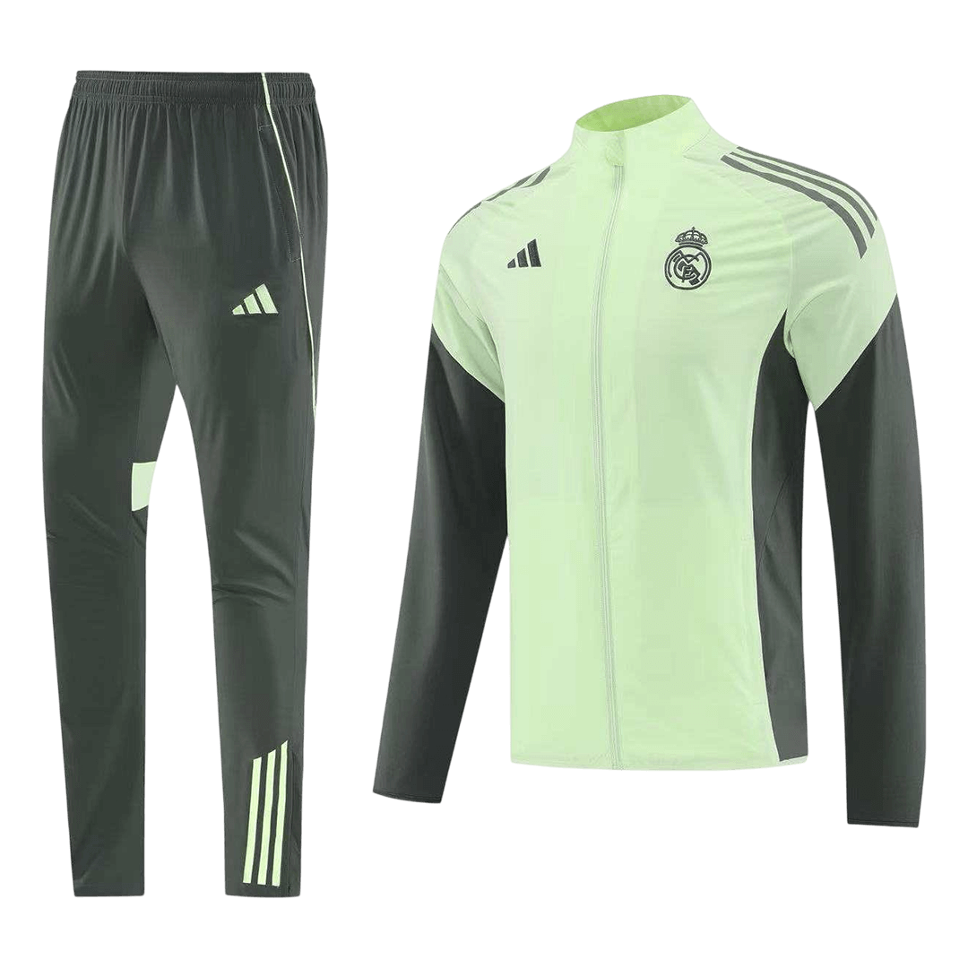 Real Madrid Training Tracksuit Kit(Top+Pants) 25/26 Light Green