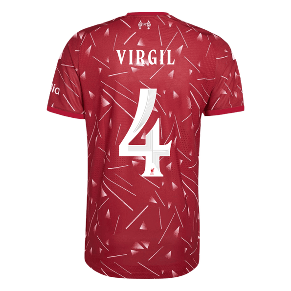 Authentic VIRGIL #4 Liverpool Home Soccer Jersey 2026/27