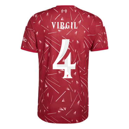 Authentic VIRGIL #4 Liverpool Home Soccer Jersey 2026/27