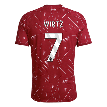 WIRTZ #7 Liverpool Home Soccer Jersey 26/27 Red