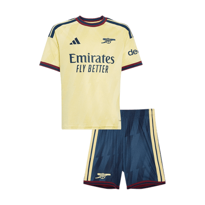 Kids Arsenal Third Soccer Jersey Kit (Jersey+Shorts) 2026/27 Yellow